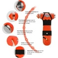 thumbnail image 2 of Car Safety Hammer, 3-in-1 Emergency Escape Tool with One Second Window Breaker and Seat Belt Cutter, Safety Emergency Car Escape Tool for Car, Office, Home, Orange, 2 of 14
