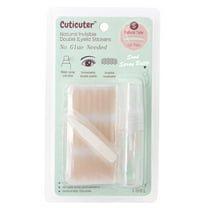 Waterproof Invisible Double Eyelid Tape - 120 Pieces Natural Fiber Eyelid Lifter Strips, Eye Lift Tape for Droopy Lids, Hooded Eyes