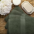 thumbnail image 4 of Superior 800 GSM Egyptian Cotton 2-Piece Bath Sheet Set, Soft Ultra Absorbent Towels, Forest Green, 4 of 6
