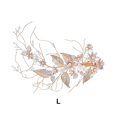 thumbnail image 4 of 2 piezas Boda accesorios para el cabello nupcial decoración de joyas aderezo adorno para el cabello accesorio de moda para la novia esquí esquí Gafas de esquí, 4 of 5