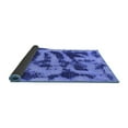 thumbnail image 2 of Ahgly Company Indoor Rectangle Abstract Blue Modern Area Rugs, 7' x 9', 2 of 4