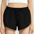 thumbnail image 2 of Athletic Shorts for Women 2 in 1 Elastic High Waist Lightweight Breathable Workout Gym Running Shorts with Pockets, 2 of 7
