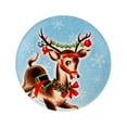 thumbnail image 3 of Mr. Christmas Classic Collection 8" Ceramic Pastel Plates, Set of 4, Microwave Safe, 3 of 8