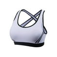 thumbnail image 4 of LELINTA Women's Seamless Sports Bra Mesh Racerback Workout Bras with Removable Pads, 4 of 6