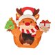 thumbnail image 2 of Fiudx Decoraciones navideñas para interiores Caja de manzanas navideñas Caja de embalaje navideña portátil Caja de regalo de frutas de Peaces Caja de regalo Bolsa de manzanas, 2 of 6
