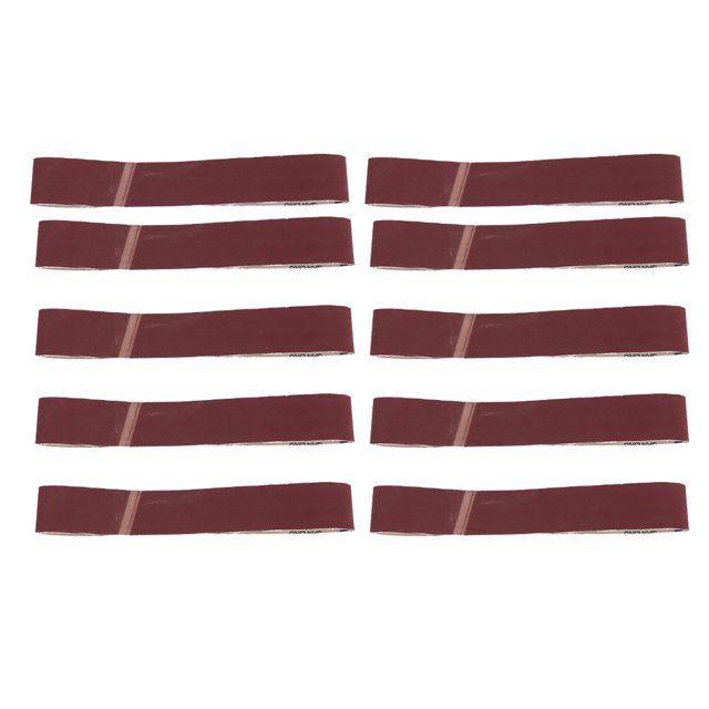 10 correas de lijado de óxido de aluminio de 27 x 2 pulgadas, banda abrasiva para lijadora de 686 x 50 mm (800 #)