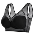 thumbnail image 3 of Breezora Women's Plus Size Breathable Mesh T Shirt Wireless Soft Comfort Support Bra for Daily Wear and Everyday Activities, 3 of 5