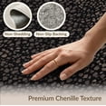 thumbnail image 6 of ODIKA 8'x10' Dark Brown Speckled Stone Washable Area Rug Contemporary Scattered Pebble Motif With Geometric for Dining Room, Large Office, Lounge, Non-Slip Chair-Friendly Mat, 6 of 7
