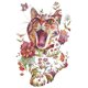 thumbnail image 1 of Cuadros Decorativos Helbroderi Eco-bomullstråd 11CT tryckt Cat Cross Stitch Kit Artwork(12) Wdftyju de costura negro 4 estilos, 1 of 9