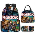 thumbnail image 2 of ROBLOX Mochila Virtual World para estudiantes de primaria y secundaria, Bolsa Escolar de dibujos animados de Anime para niños y niñas, 2 of 4