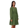 thumbnail image 2 of PRETTYGARDEN Women's Long Sleeve Eyelet Mini Dress, Sizes S-XXL, 2 of 6