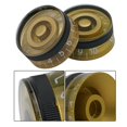 thumbnail image 2 of GLFILL 4 Pcs 6mm Boutons de Contrôle de Volume pour Guitare Basse Électrique Or, 2 of 9