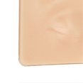 thumbnail image 3 of Makeup Practice Face Board 3D Silicone Makeup Eyes Closed Mannequin Face with 8pcs Cosmetic Brush Eyes Closed Yellow Skin, 3 of 4