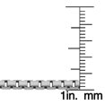 thumbnail image 3 of KoolJewelry Sterling Silver Box Chain Bracelet (3mm, 8.5 inch), 3 of 4