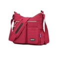 thumbnail image 2 of LAVA Nylon Crossbody Bag Women Purses Waterproof Shoulder Bags Casual Messenger Commuter Bag Hangbags for Travel Red, 2 of 9