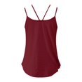 thumbnail image 5 of SNKSDGM Female Womens Tank Tops Casual Cotton Tank Top for Women Loose fit Plus Size Women's Summer Fashion Mesh Hollow Round Neck Spaghetti Straps Camisole Xl, 5 of 5