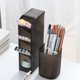thumbnail image 4 of Portalápices oblicuo Caja de almacenamiento de escritorio Organizador de brochas de maquillaje (Gris S) Likrtyny Para estrenar, 4 of 6