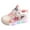 Red, variant on Light up Shoes for Girls Cute Cartoon Trendy Color Block Flat Sneakers Hook and Loop Lace up Casual Skate Shoes White 7 Toddler