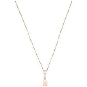 Swarovski Vintage Pendant - Pink - Rose Gold Plating