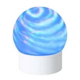 thumbnail image 2 of Noehoiugi Starry Sky Rotating Water Ripple Night Light – 16 Color Ocean Wave Projector With Remote Control, Atmospheric Galaxy Projection Table Lamp For Kids, Teens, And Playrooms(Wave), 2 of 8