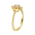 thumbnail image 2 of 14k Yellow Gold, Stylish Modern Style Ring Created Oval Color CZ Synthetic Oct Birthstones, 2 of 3
