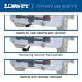 thumbnail image 5 of Fits 2019-2022 Toyota RAV4 Draw-Tite Trailer Hitch Rear 76912 Hidden Hitch; Class III; Square Tube Welded; 2 Inch Receiver; 3500 Pound Weight Carrying Capacity/350 Pound Tongue Weight, 5 of 5