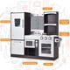 thumbnail image 4 of Costway Cocina de Madera de Juguete Infantil con Refrigerador de Juguete Horno Pizarra Estufa de Juego Grifo y Fregadero 105 x 31,5 x 95 cm Café, 4 of 8