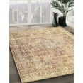 thumbnail image 2 of Ahgly Company Indoor Square Traditional Brown Gold Persian Area Rugs, 8' Square, 2 of 6