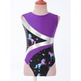 thumbnail image 3 of Yeahdor Kids Girls Ballet Dance Leotard Gymnastics Unitard Bodysuit Dance Training Performance Costume Black 14, 3 of 7