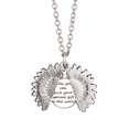 thumbnail image 1 of Vous Pouvez Donner Monde Inspiration Collier de Tournesol Pendentif Médaillon Bijoux, 1 of 3