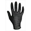 Boss Gloves 1UH0006BS Disposable Glove, Nitrile, 4 mil No Powder, Small, Black Pack of 100