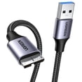 thumbnail image 1 of Cable USB 3.0 UGREEN Azul Transferencia Rápida Micro B 0.5 Metros, 1 of 7