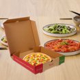 thumbnail image 3 of SHISUYAN 10pcs Food grade Paper Pizza Storage Box for 8in Pizza Takeaway, 3 of 9