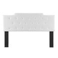 thumbnail image 3 of MOD-6184-WHI Juliet Tufted Twin Performance Velvet Headboard, 3 of 7