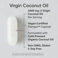 thumbnail image 2 of Sports Research® Organic Extra Virgin Coconut Oil 1000mg Vegan Non-GMO (120 Veggie Softgels), 2 of 7