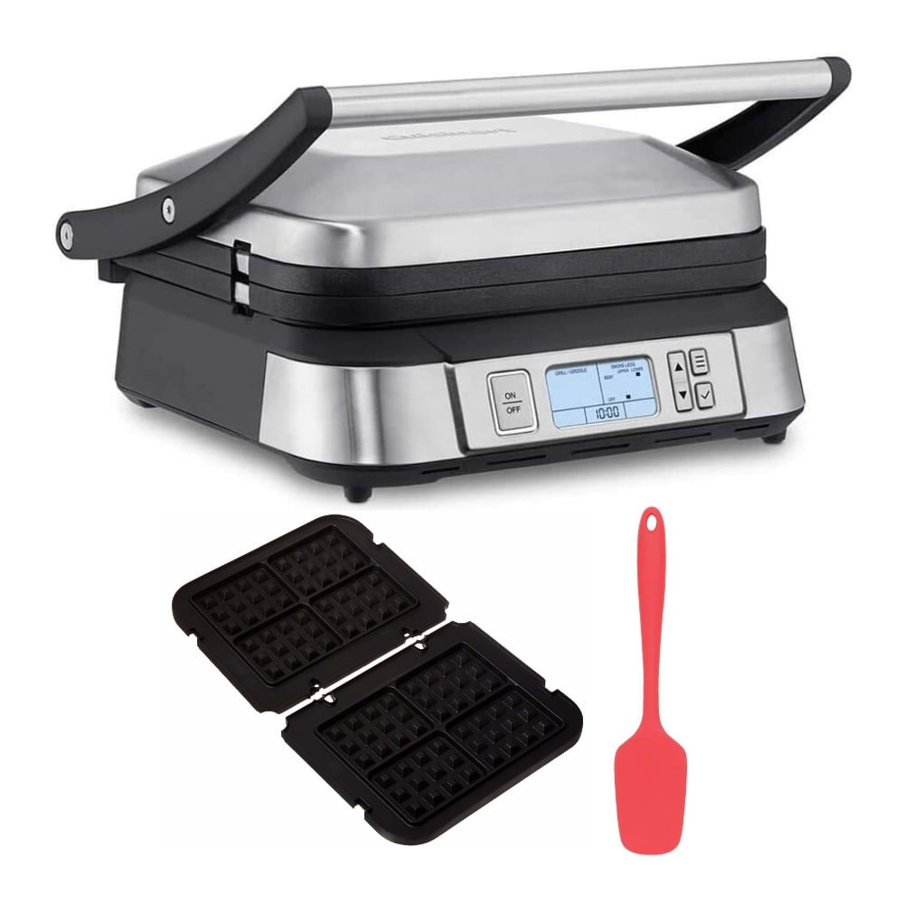 Cuisinart GR6S SmokeLess Contact Griddler with Griddler Waffle Plates
