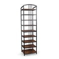 thumbnail image 2 of Homestyles Unité de Rangement Murale en Bois Style Artisan Moderne Marron, 2 of 6