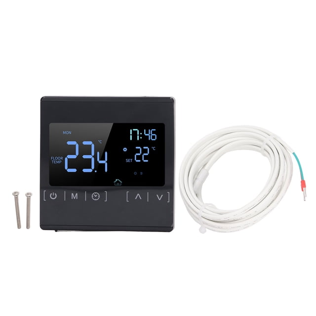Touchscreen Programmable Thermostat,Programmable Digital Thermostat Smart Touch Screen Home Thermostat Programmable Digital Thermostat Finest Materials