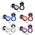 thumbnail image 1 of Tapones para los oídos de silicona que cancelan el ruido del sueño Tapones para los oídos Un par para la escuela (Azul) Sywqhk Para estrenar, 1 of 7