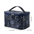 thumbnail image 2 of Bolsa de maquillaje Bolsas de cosméticos grandes para mujeres Estuche organizador de maquillaje de viaje, Cielo estrellado, 2 of 7