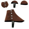 thumbnail image 3 of Polainas de gánster para hombre, regalo de Halloween, accesorios fotográficos, fundas para botas de pirata medieval de los años 20 Café, 3 of 10