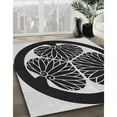 thumbnail image 3 of Ahgly Company Machine Washable Indoor Rectangle Transitional Night Black Area Rugs, 2' x 3', 3 of 7
