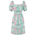 thumbnail image 5 of cherry blossom on mint pink cherry blossom watercolor Sleeveless Dress Female clothing, 5 of 6