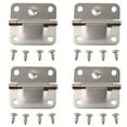 thumbnail image 1 of For Coleman Cooler Repair Stainless Steel Hinges and Screw Assembly Set, 1 of 10