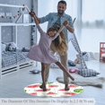 thumbnail image 3 of Watercolor Watermelons Pattern Round Soft Area Rugs 2.6ft Anti-Slip Cute Circle Carpet for Teen Girls Room, Circular Rug for Nursery Room, Dorm, Cute Room Decor for Baby, 3 of 7