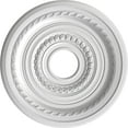 thumbnail image 5 of Ekena Millwork 16"OD x 3 1/2"ID x 1"P Cole Thermoformed PVC Ceiling Medallion (Fits Canopies up to 4 1/2"), Metallic Silver, 5 of 10