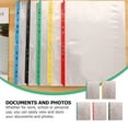 thumbnail image 5 of BESTYASH 100Pcs Plastic File Project Pockets Rectangular Paper Cover Document Protection, 5 of 8