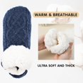 thumbnail image 5 of Unisex Fluffy Fuzzy Warm Slipper Socks for Men Women, Thick Fleece Lined Non-Slip Socks Indoor Floor, 5 of 6