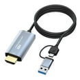 thumbnail image 1 of Capture Vidéo HDMI 4K HDMI-Compatible vers USB 3.0/Type-C pour Diffusion en Direct Switch, 1 of 7
