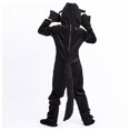 thumbnail image 4 of LIIPEE Kids Black Cat Costumes Boys Girls Unisex Cute Cozy Party Dress Up Clothes 3 Piece,8-10 Years, 4 of 6